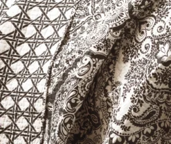 Aubree Black & White Full/Queen 3-Piece Quilt Set -Cheap Home Store 810552958 21