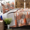 Briley Geometric Hexagon Reversible 3-Piece Quilt Set