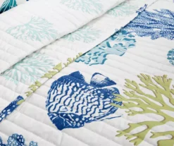 Coastal Reef Reversible Quilt Set -Cheap Home Store 810553335 11