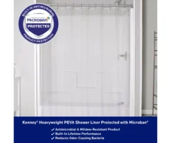 Clear Heavyweight Microban PEVA Shower Liner -Cheap Home Store 810553974 A8 2