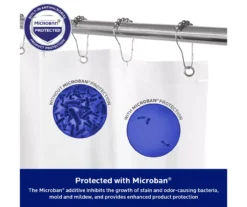 Clear Heavyweight Microban PEVA Shower Liner -Cheap Home Store 810553974 A8 3