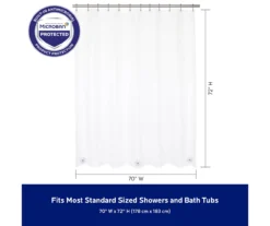 Clear Heavyweight Microban PEVA Shower Liner -Cheap Home Store 810553974 A8 4