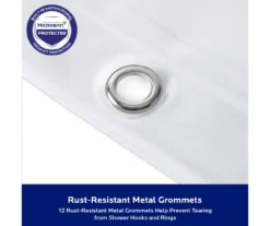 Clear Heavyweight Microban PEVA Shower Liner -Cheap Home Store 810553974 A8 5