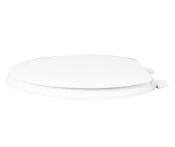 White Oblong Wood Toilet Seat -Cheap Home Store 810557533 14