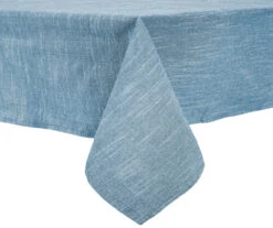 Cuisinart Corsair Blue Texture-Stripe Fabric Tablecloth -Cheap Home Store 810558268 1