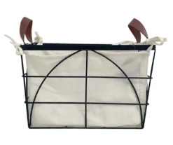 Metal Wire Floor Bin With Liner -Cheap Home Store 810559065 2