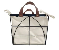 Metal Wire Floor Bin With Liner -Cheap Home Store 810559065 3