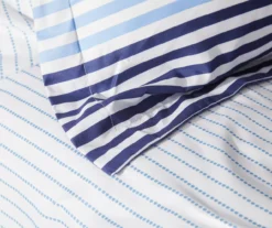 Blue & Red Stripe Microfiber Twin 6-Piece Bed-in-a-Bag Set -Cheap Home Store 810563034 810563033 810563032 810563031 3