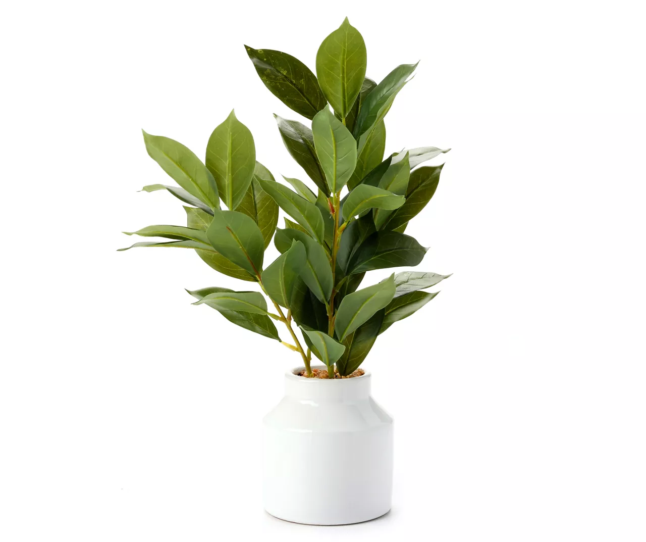 Green Artificial Banyan Plant With White Ceramic Pot 3 Green Artificial Banyan Plant With White Ceramic Pot