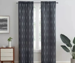 Sundown Indira Geometric Room-Darkening Curtain Panel Pair -Cheap Home Store 810565615