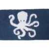 Grecian Getaway Dain Navy & White Octopus Bath Rug -Cheap Home Store 810571920 A0