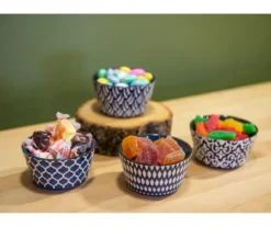 Blue Mirabelle 4-Piece Ramekin Set -Cheap Home Store 810580030 4