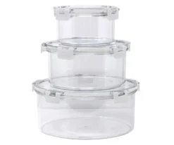 3-Piece Round Airtight Container Set -Cheap Home Store 810582956