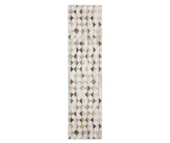 Myler Beige & Gray Faux Hide Geometric Area Rug -Cheap Home Store 810584612