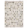 Myler Beige & Gray Faux Hide Geometric Area Rug -Cheap Home Store 810584615