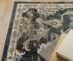 Vedi Gray & Blue Geometric Medallion Area Rug, (6.7' X 9.2') 10 Vedi Gray & Blue Geometric Medallion Area Rug, (6.7' X 9.2') -Cheap Home Store 810584634 3