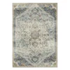 Ludlow Blue & Tan Floral Medallion Area Rug, (5.3' X 7.3') 2 Ludlow Blue & Tan Floral Medallion Area Rug, (5.3' X 7.3') -Cheap Home Store 810584903 3