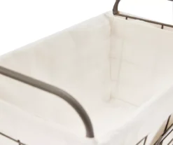 Foundry Black & Beige Metal Small Storage Basket -Cheap Home Store 810586893 810586892 810586894 A8 3