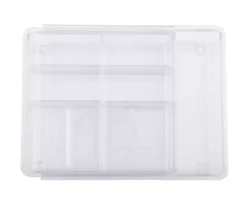 Kenney Storage Made Simple Clear 8-Compartment Expandable Organizer Tray -Cheap Home Store 810587922 2