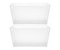 Kenney Storage Made Simple Clear Handled Organizer Bin -Cheap Home Store 810587923 1