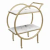 Amelia White Marble 2-Shelf Bar Cart 2 Amelia White Marble 2-Shelf Bar Cart -Cheap Home Store 810589212 4