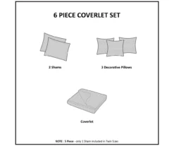 Jane Floral Reversible Cotton Coverlet Set 30 Jane Floral Reversible Cotton Coverlet Set -Cheap Home Store 810590790 810590789 12