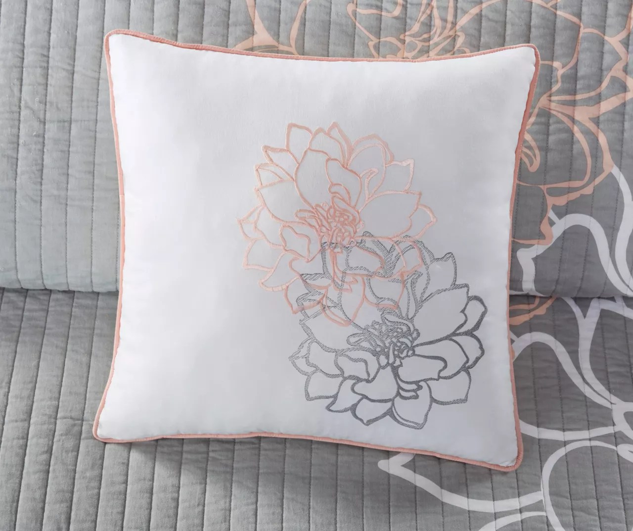 Jane Floral Reversible Cotton Coverlet Set 10 Jane Floral Reversible Cotton Coverlet Set - Image 8