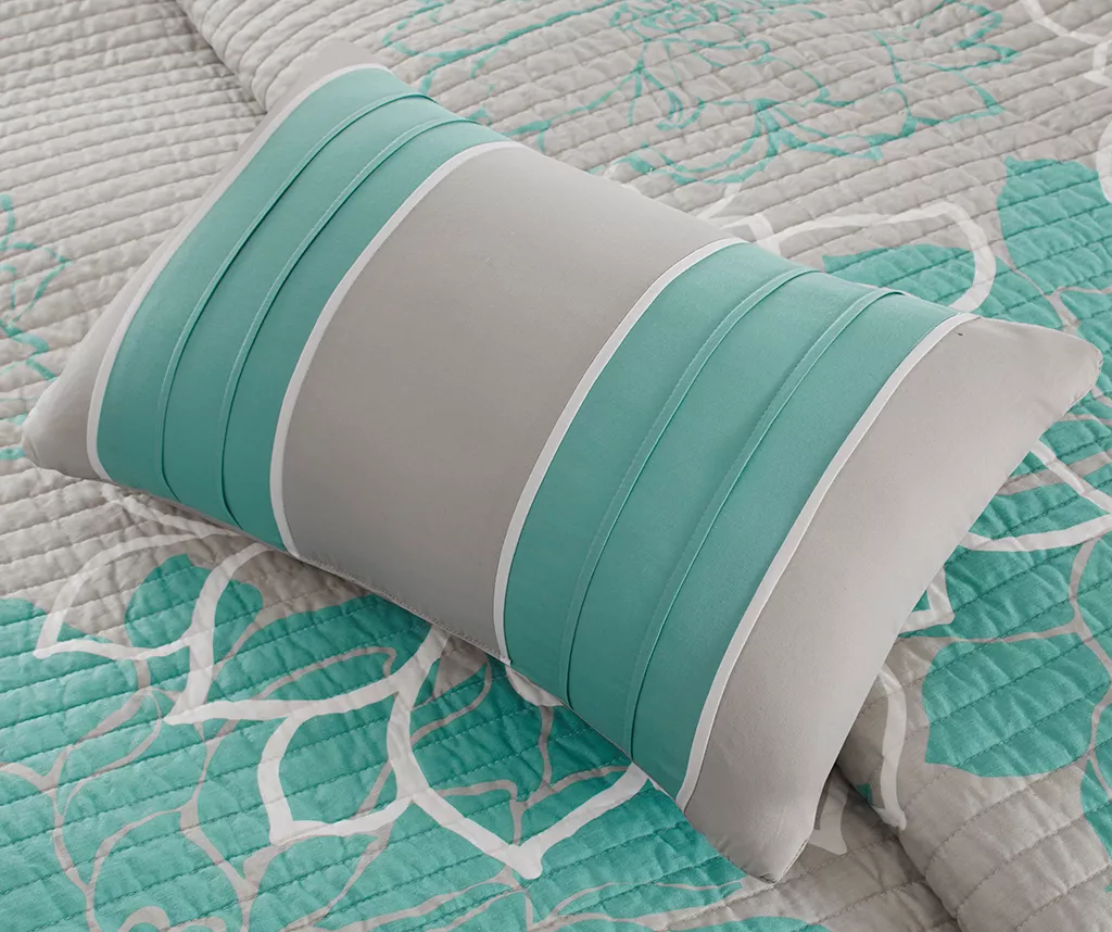 Jane Floral Reversible Cotton Coverlet Set 16 Jane Floral Reversible Cotton Coverlet Set - Image 14