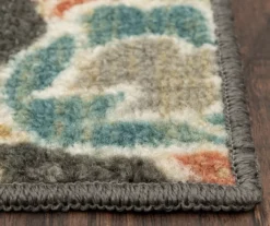 Mynah Gray & Mustard Floral Kitchen Rug, (30" X 18") 13 Mynah Gray & Mustard Floral Kitchen Rug, (30" X 18") -Cheap Home Store 810591331 4