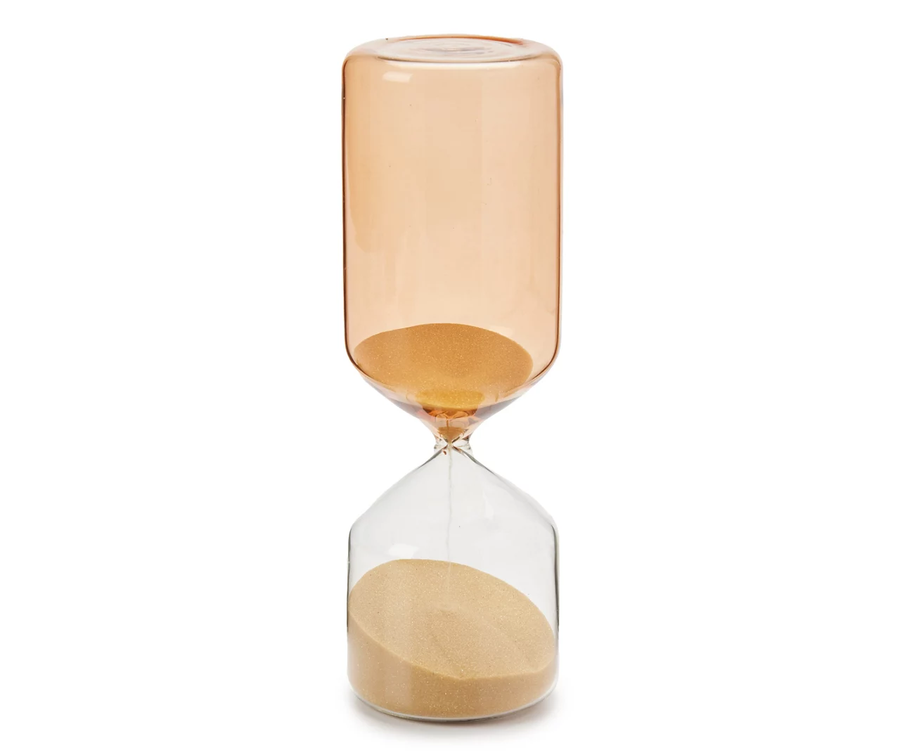 New Beginnings Tan & Clear Tinted Sand Hourglass 3 New Beginnings Tan & Clear Tinted Sand Hourglass