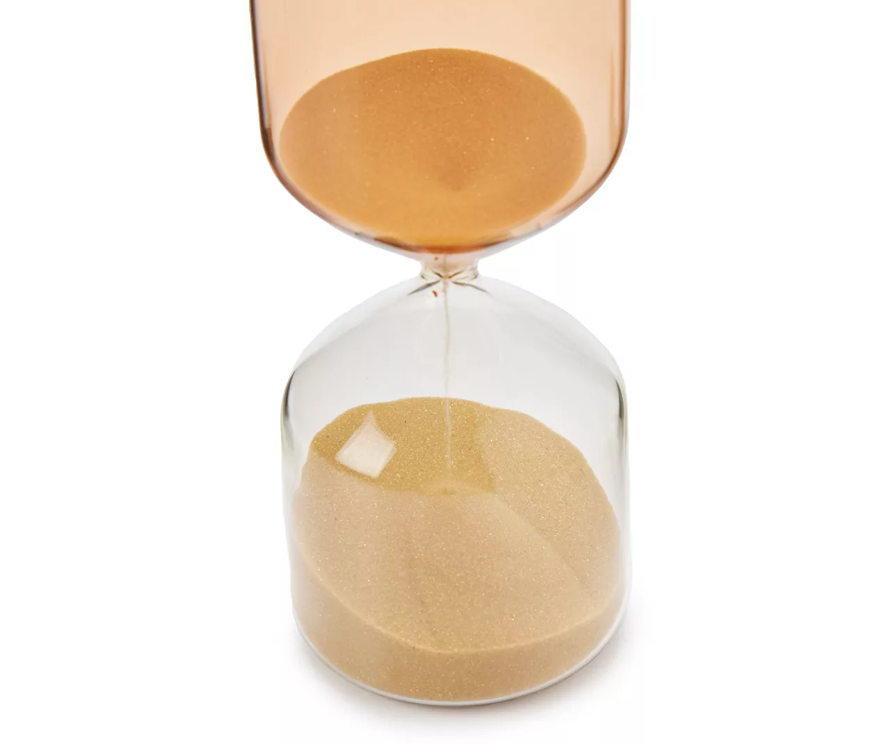 New Beginnings Tan & Clear Tinted Sand Hourglass 4 New Beginnings Tan & Clear Tinted Sand Hourglass - Image 2