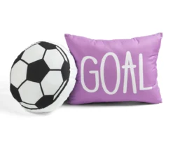 Lush Decor "Soccer" White, Turquoise & Pink Reversible Quilt Set -Cheap Home Store 810595758 7