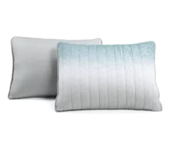 Blue & Gray Crinkle Ombre Full/Queen 3-Piece Quilt Set -Cheap Home Store 810596077 6