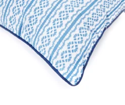 Blue & White Stripe Full/Queen 5-Piece Comforter Set -Cheap Home Store 810596432 810596434 A8 4