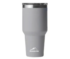 Mountain Rim Gray Stainless Steel Travel Tumbler, 40 Oz.
