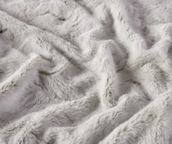 Marselle Leopard Print Oversize Faux Fur Throw, (60" X 70") -Cheap Home Store 810598164 5