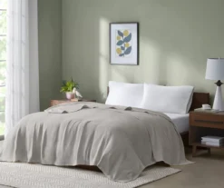 Freshspun Basketweave-Texture Cotton Blanket -Cheap Home Store 810598243 810598244 810598245 2