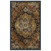 Eason Brown & Navy Ornamental Area Rug, (7.5' X 10') -Cheap Home Store 810600286 A0 1