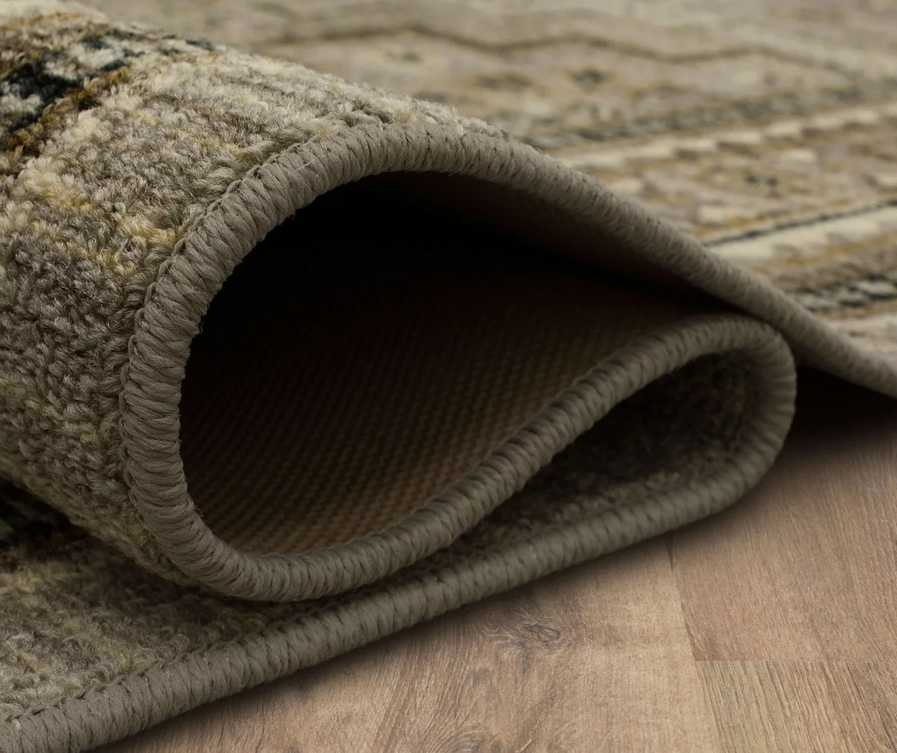 Gaston Brown & Gray Geometric Area Rug, (2' X 8') 10 Gaston Brown & Gray Geometric Area Rug, (2' X 8') - Image 8