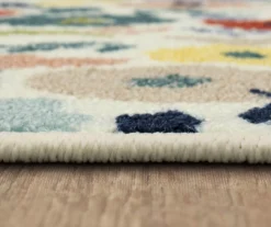 Mystic Garden White & Multi-Color Floral Area Rug, (2' X 8') -Cheap Home Store 810600430 A8 4