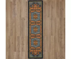 Kenbridge Blue & Brown Geometric Area Rug, (2' X 8') -Cheap Home Store 810600461 A0 2