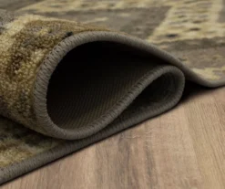 Sage Hollow Gray & Brown Geometric Area Rug, (6' X 9') -Cheap Home Store 810600475 A8 5