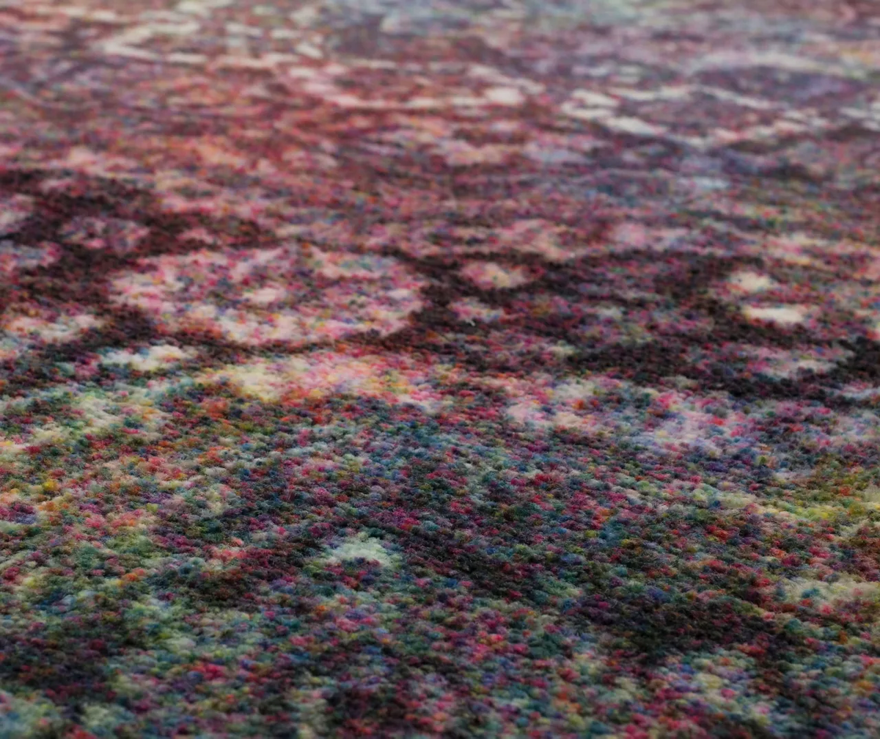 Joliet Black & Multi-Color Mandala Area Rug, (8' X 10') 6 Joliet Black & Multi-Color Mandala Area Rug, (8' X 10') - Image 4