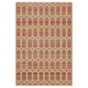 Cabana Rust & Tan Geometric Outdoor Area Rug, (4' X 5.5') 2 Cabana Rust & Tan Geometric Outdoor Area Rug, (4' X 5.5') -Cheap Home Store 810600657 A0 1