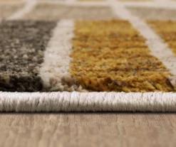 Crescent Oyster Taupe & Mustard Abstract Area Rug, (8' X 11') 14 Crescent Oyster Taupe & Mustard Abstract Area Rug, (8' X 11') -Cheap Home Store 810600689 A8 4