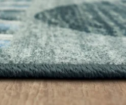 Karah Gray & Blue Circles Area Rug, (2' X 3') -Cheap Home Store 810600769 A8 4