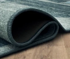 Karah Gray & Blue Circles Area Rug, (2' X 3') -Cheap Home Store 810600769 A8 5