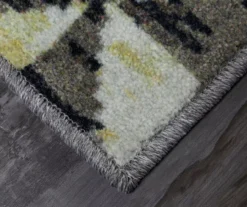 Orla Black & Off-White Geometric Area Rug, (5' X 8') -Cheap Home Store 810600883 A8 1