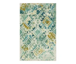 Mohawk Home Danae Teal Area Rug -Cheap Home Store 810600937 A0 1
