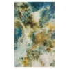 Shoreline Water Blue & Brown Abstract Area Rug, (2.5' X 4' 2") -Cheap Home Store 810601051 A0 1